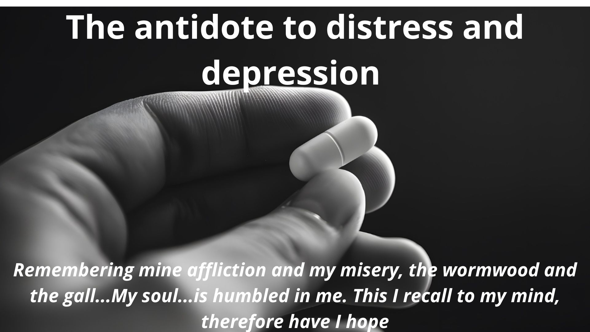 The antidote to distress and depression